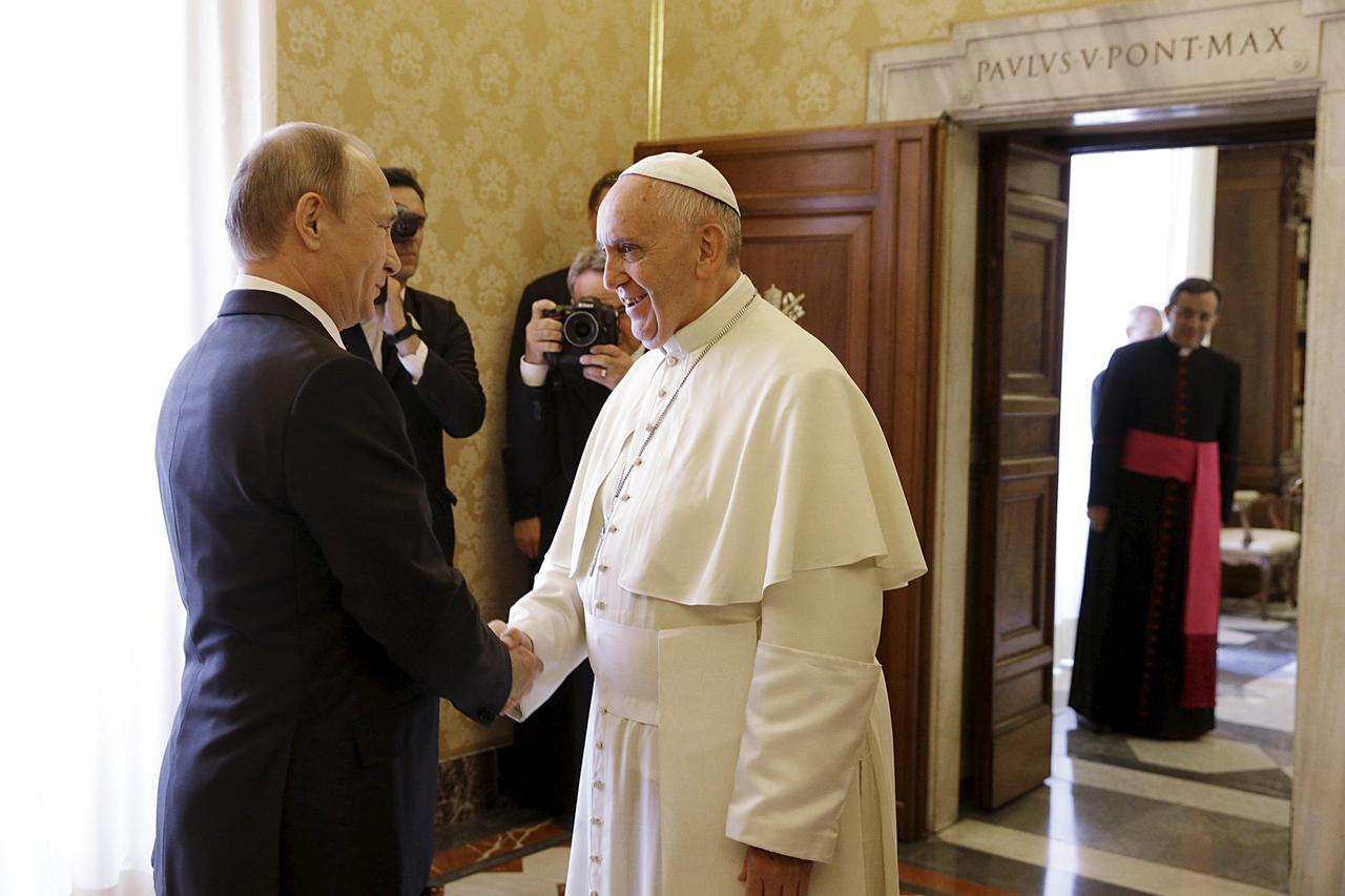 Putin i papa
