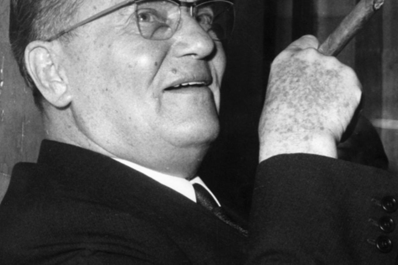 'A portrait of Yugoslav President Josip Broz Tito dated April 1967.'