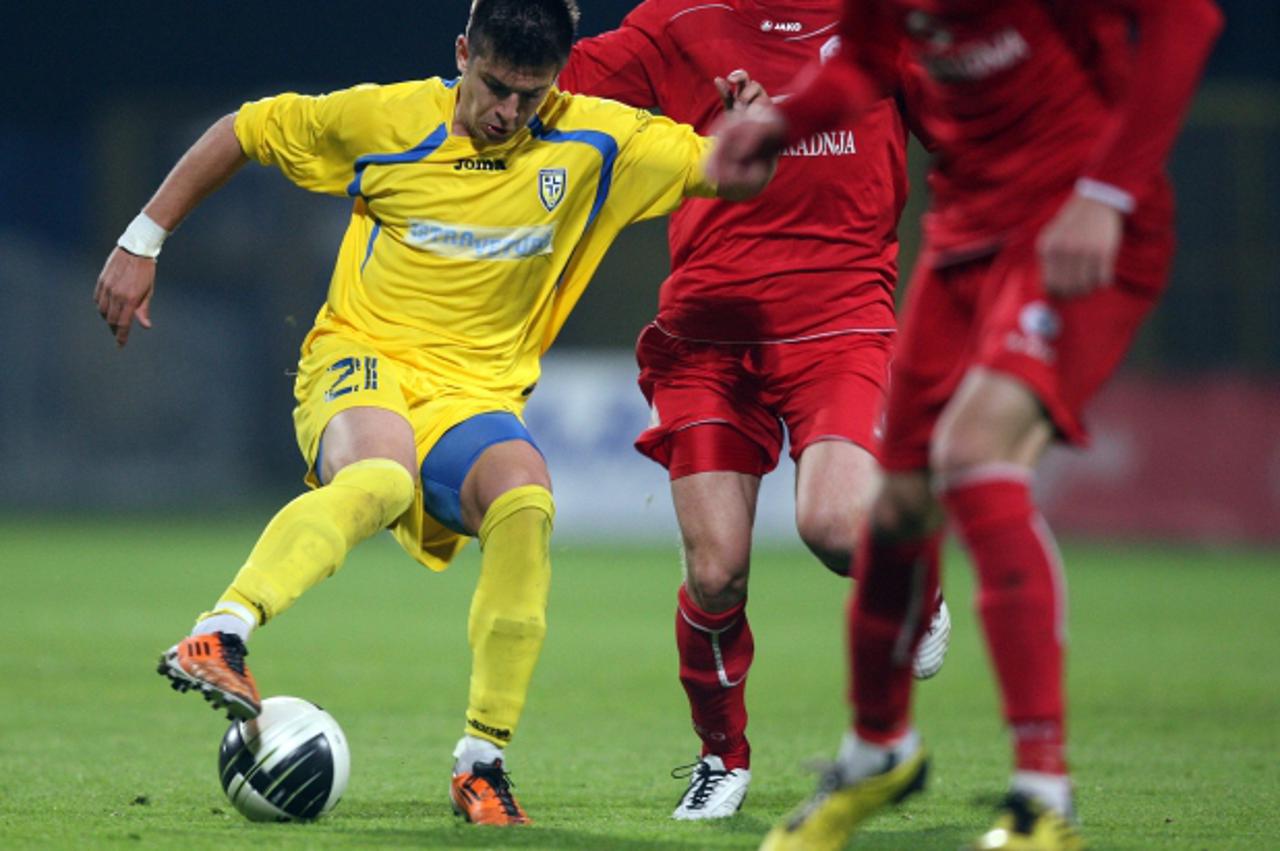 '30.04.2011., stadion u Kranjcevicevoj, Zagreb - 1. HNL, 27. kolo, NK Inter Zapresic - NK Split. Aleksandar Trajkovski. Photo: Igor Kralj/PIXSELL'