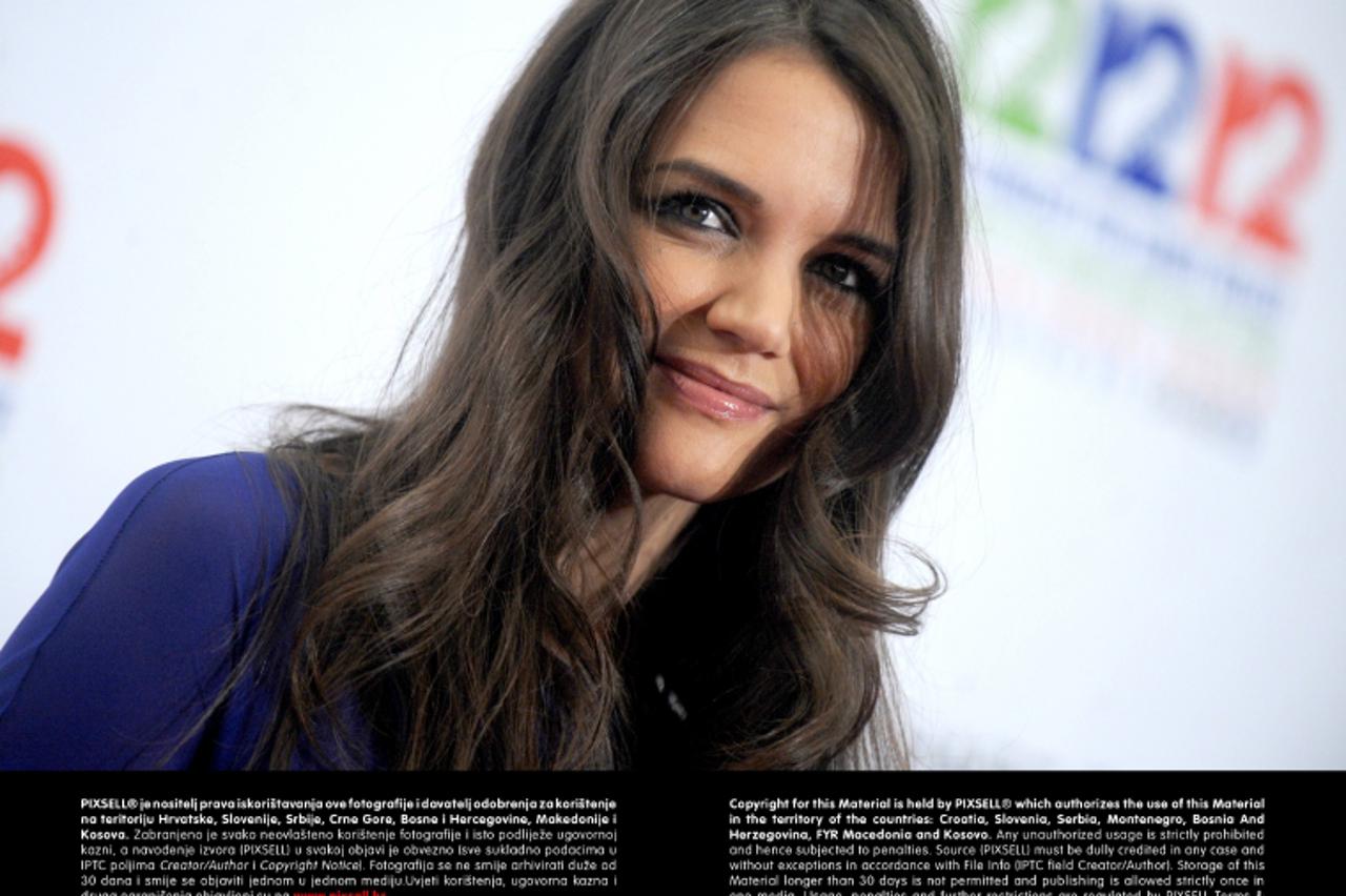 'Katie Holmes attending the press room at the 12.12.12 The Concert for Sandy Relief at Madison Sqauare Garden in New York on December 12, 2012.Photo: Press Association/PIXSELL'