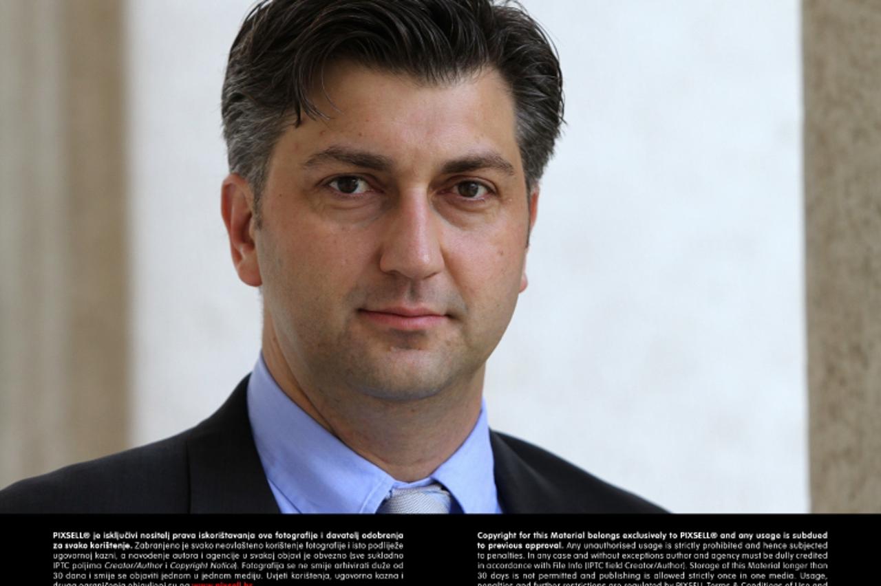 '06.05.2012., Zagreb, - Andrej Plenkovic, kandidat za zamjenika predsjednika HDZ -a. Photo: Anto Magzan/PIXSELL'