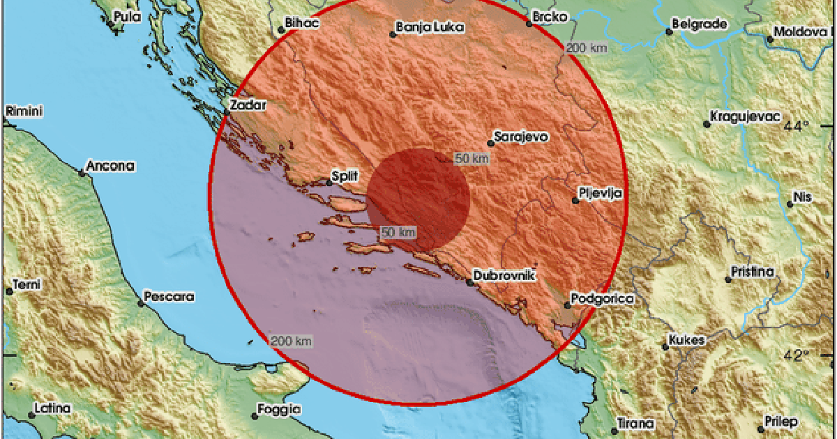 Hercegovinu pogodio potres, građani prijavljuju: ‘Zatreslo je kratko i snažno’
