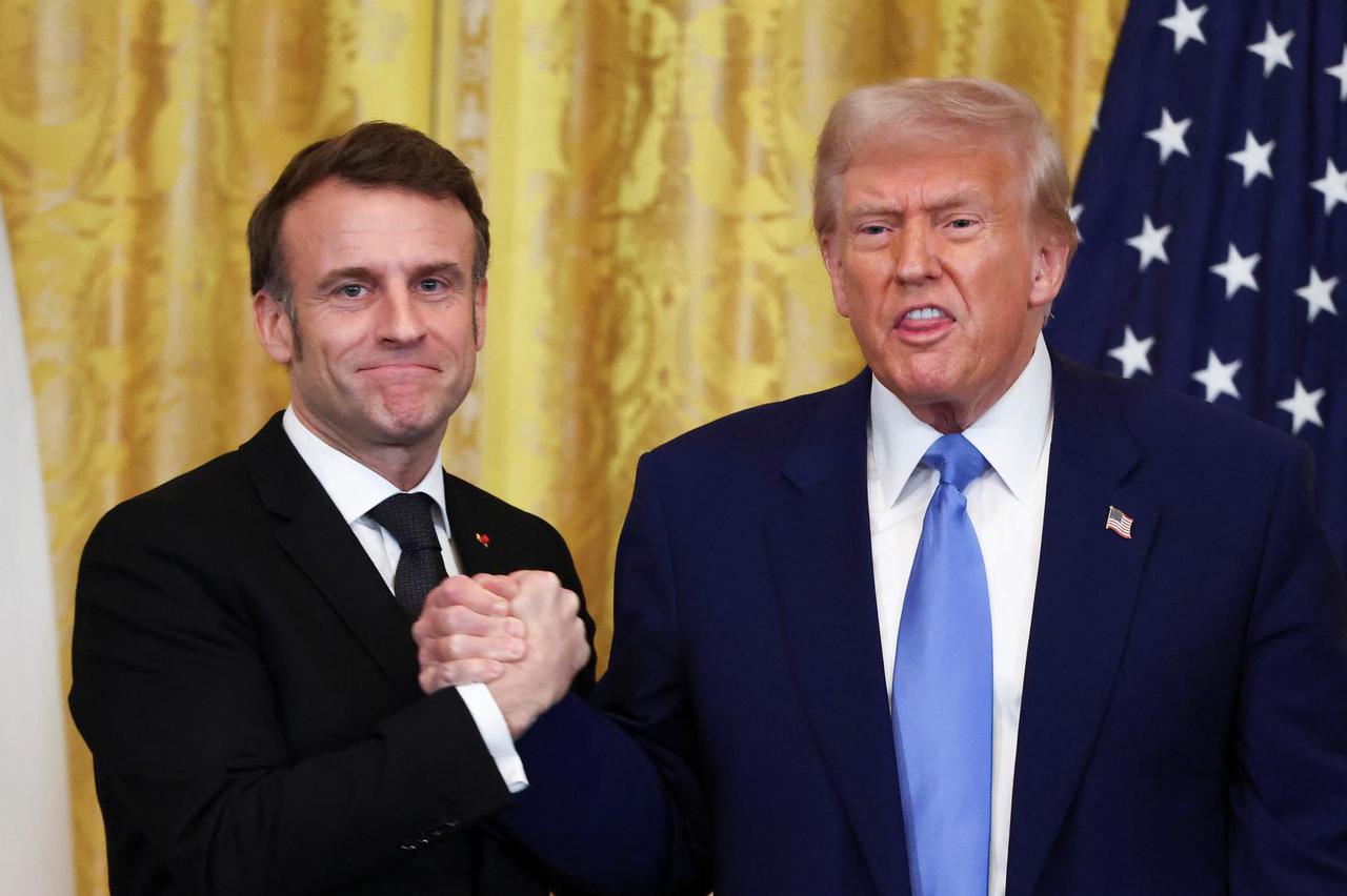 Emmanuel Macron i Donald Trump