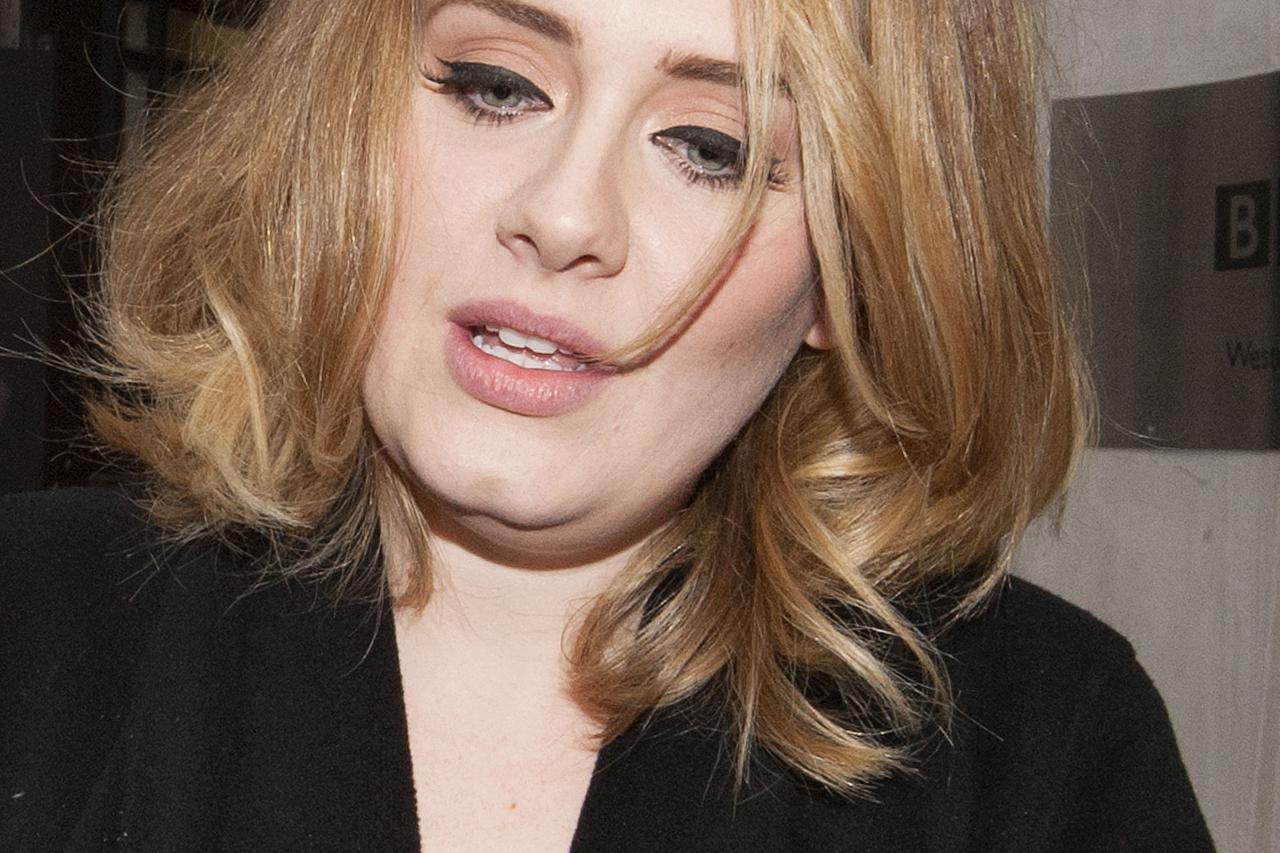 Adele's new albumAward-winning singer Adele leaves BBC Radio 2, London, after an interview on Radio 1 with Nick Grimshaw where she said it is a 