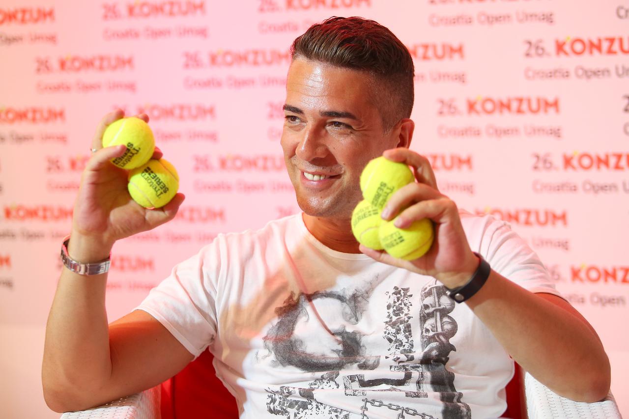 18.07.2015., Umag - 26. Konzum Croatia Open Umag. Zeljko Joksimovic na Celebrity stageu. Photo: Jurica Galoic/PIXSELL