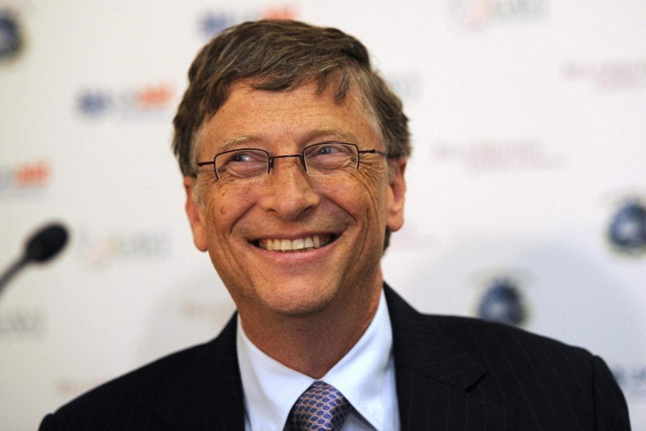 'Billionaire philanthropist Bill Gates attends a news conference at the Global Alliance for Vaccines and Immunisation (GAVI) conference in London June 13, 2011. Britain and Gates pledged $2.3 billion 