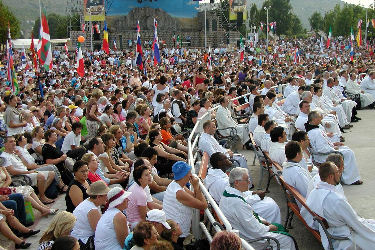 Detalj s ovogodisnjeg Mladifesta  u Medjugorju