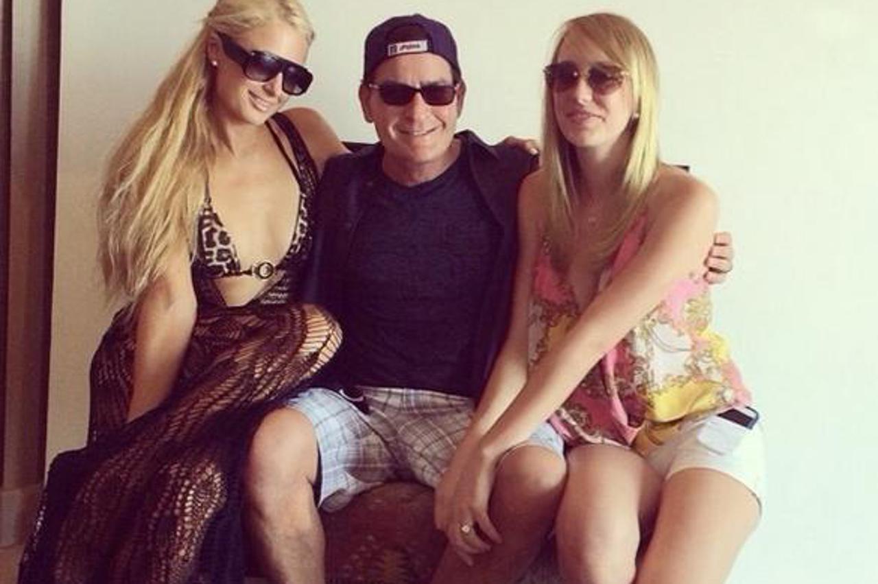 Charlie Sheen i Paris Hilton