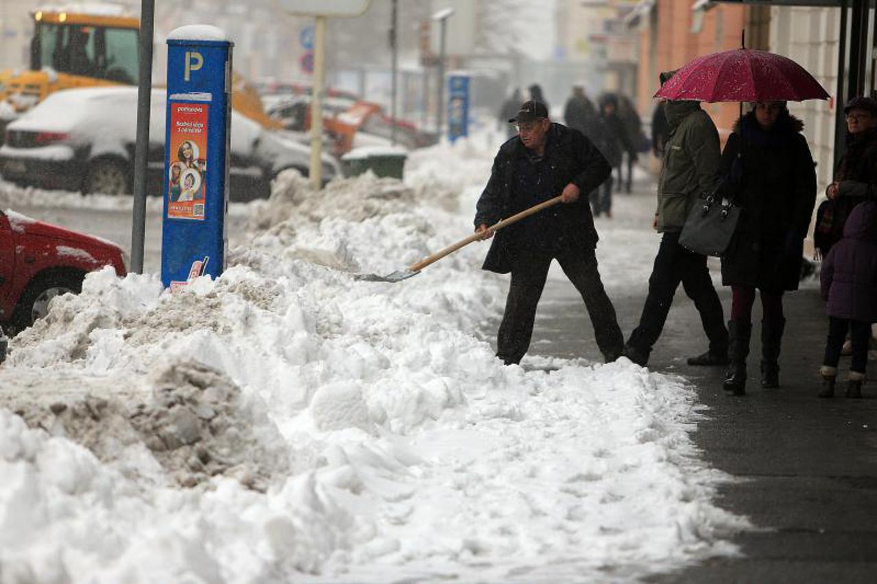 Snijeg u Osijeku