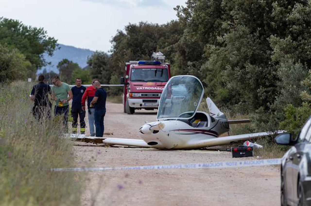 pad aviona na Hvaru