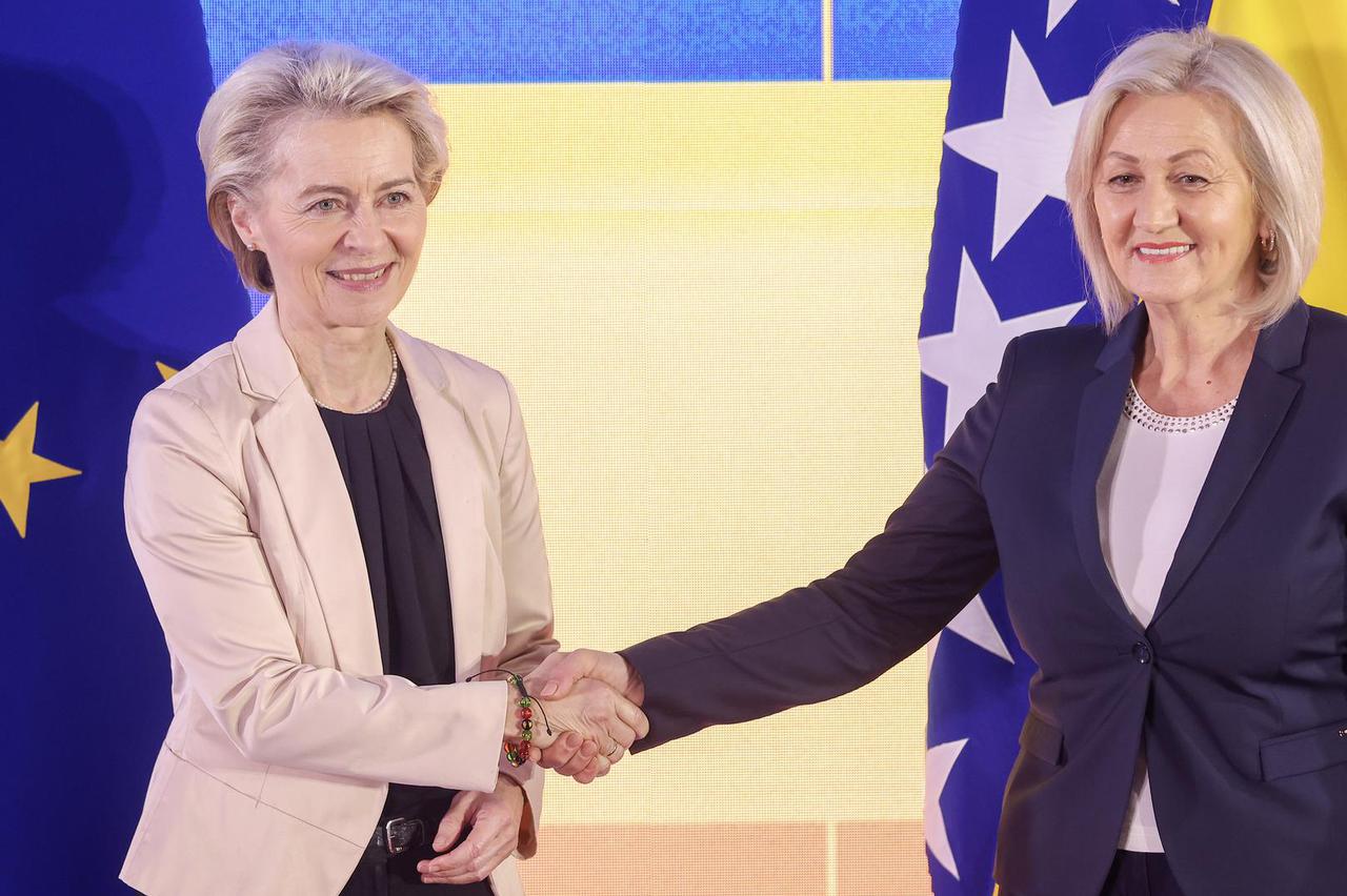 borjana krišto i Ursula von der Leyen