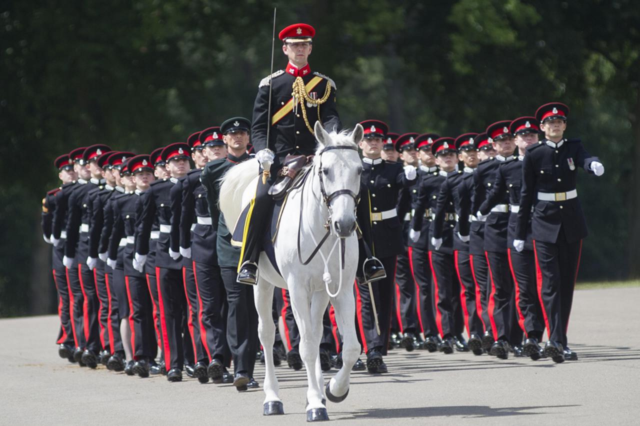 The Territorial Army Consolidated Course Commissioning Parade held at the Royal military Academy Sandhurst with the inspecting Officer General Sir Peter Wall CBE ADC Gen   The first Army Reserve Officer Cadets graduated this weekend from a new eight week 
