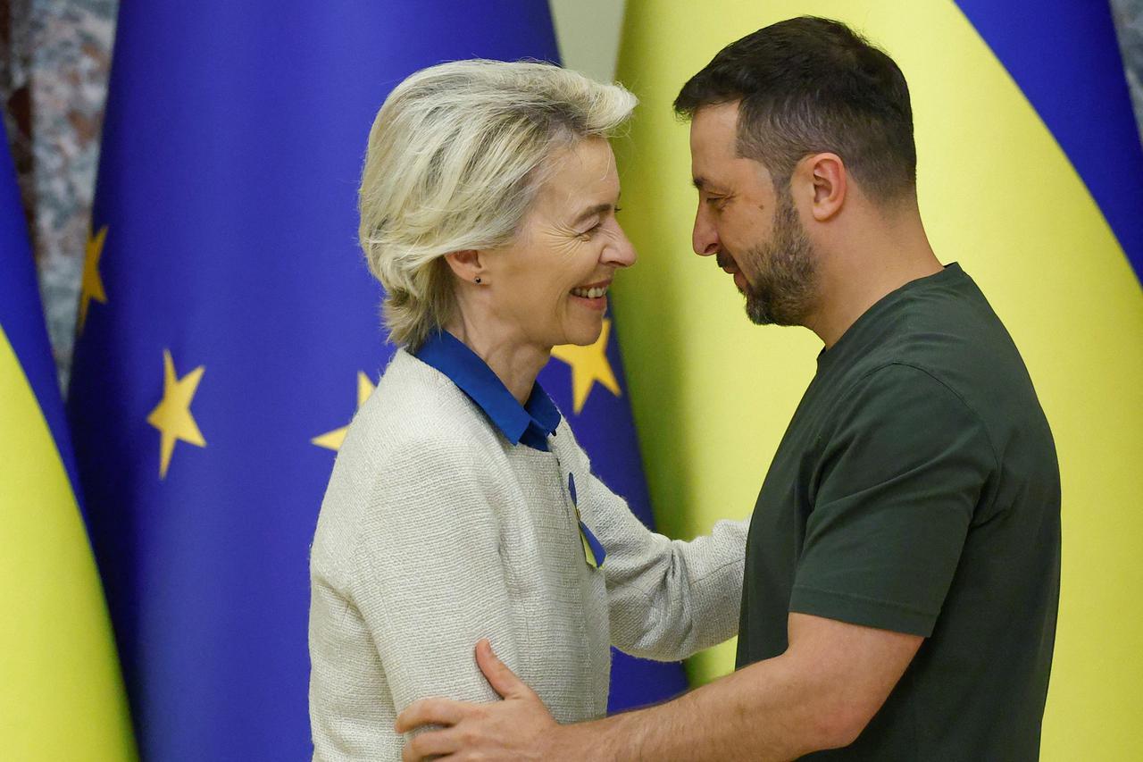 Ursula von der Leyen i Volodimir Zelenski