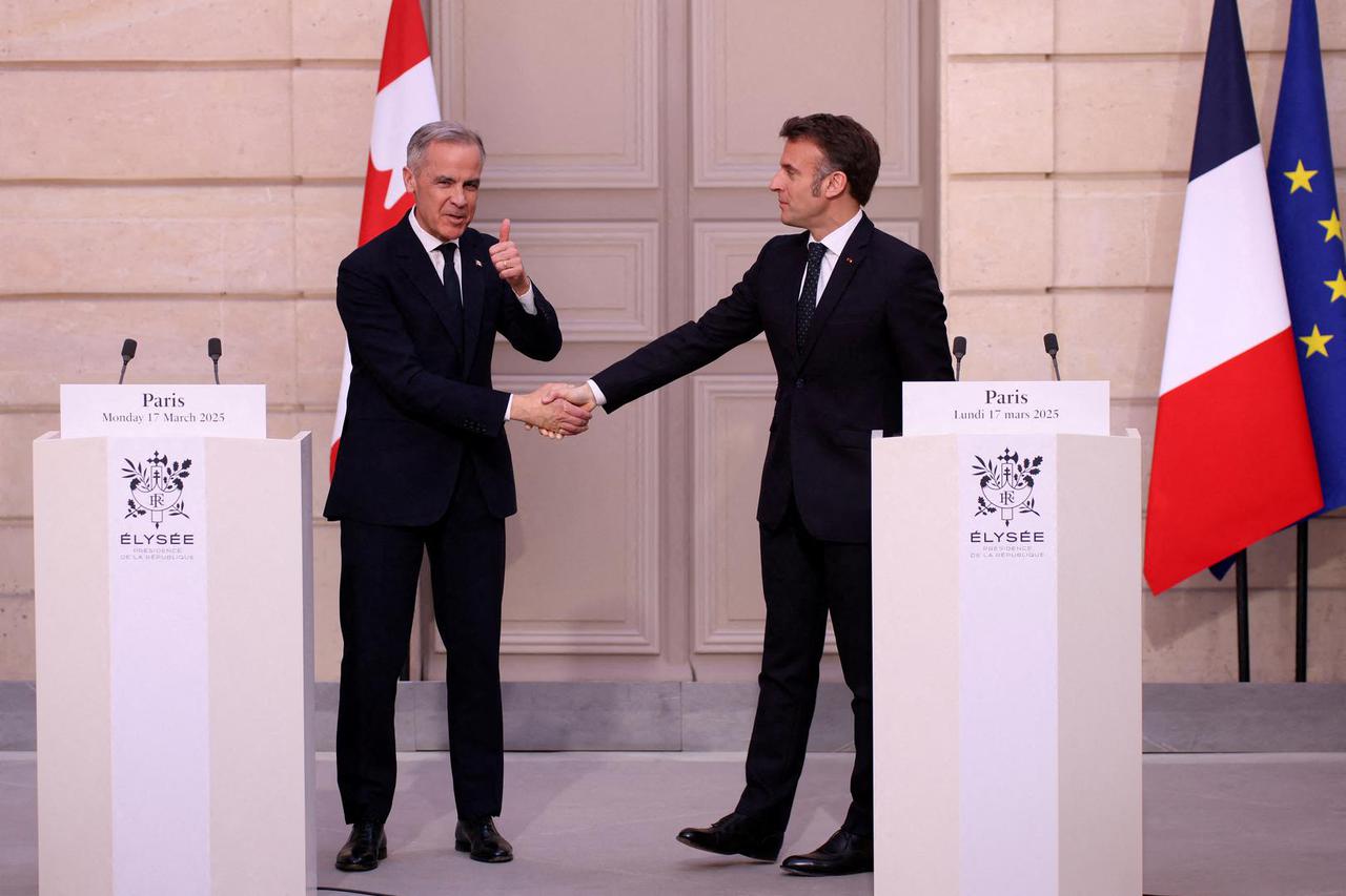 Mark Carney i Emmanuel Macron