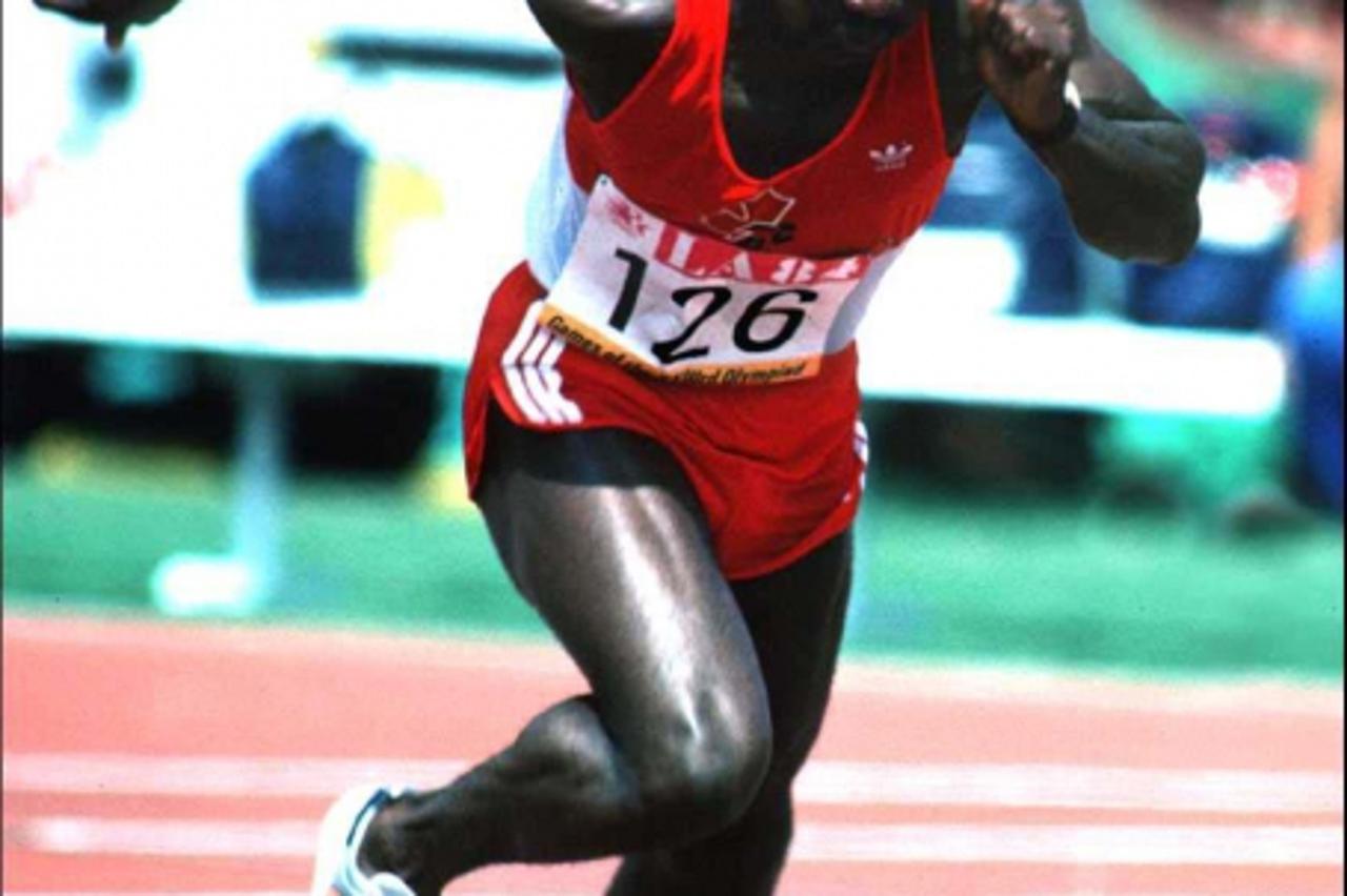 'Ben Johnson (Canada) 1984 Olympics Athlete'