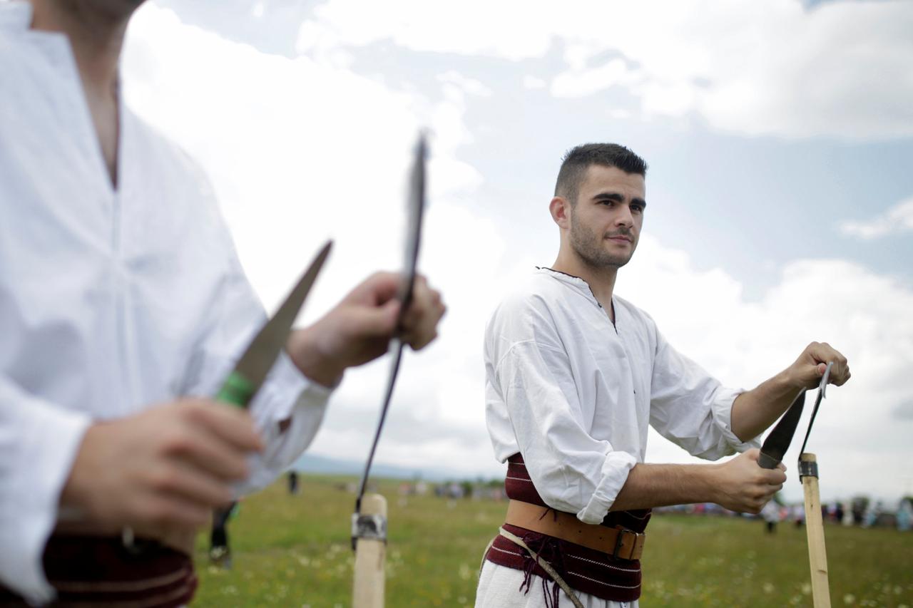 Participants prepare for the 