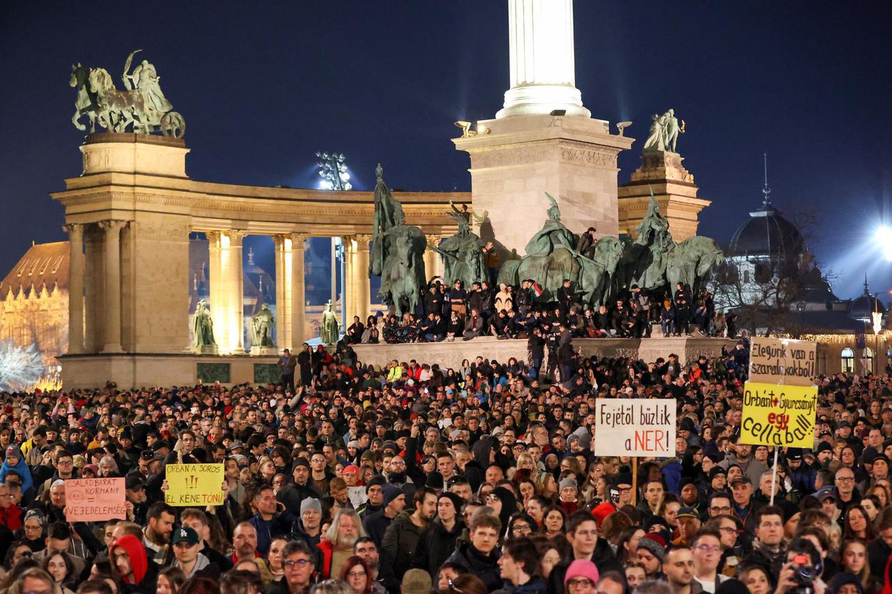 prosvjedi u Mađarskoj