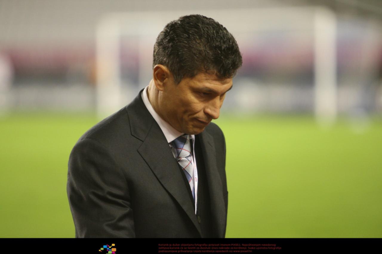 '30.10.2011., Split - Nogometna utakmica 13. kola MAXtv Prve lige, HNK Hajduk - NK Inter Zapresic. Krasimir Balakov na kraju utakmice. Photo: Ivo Cagalj/PIXSELL'
