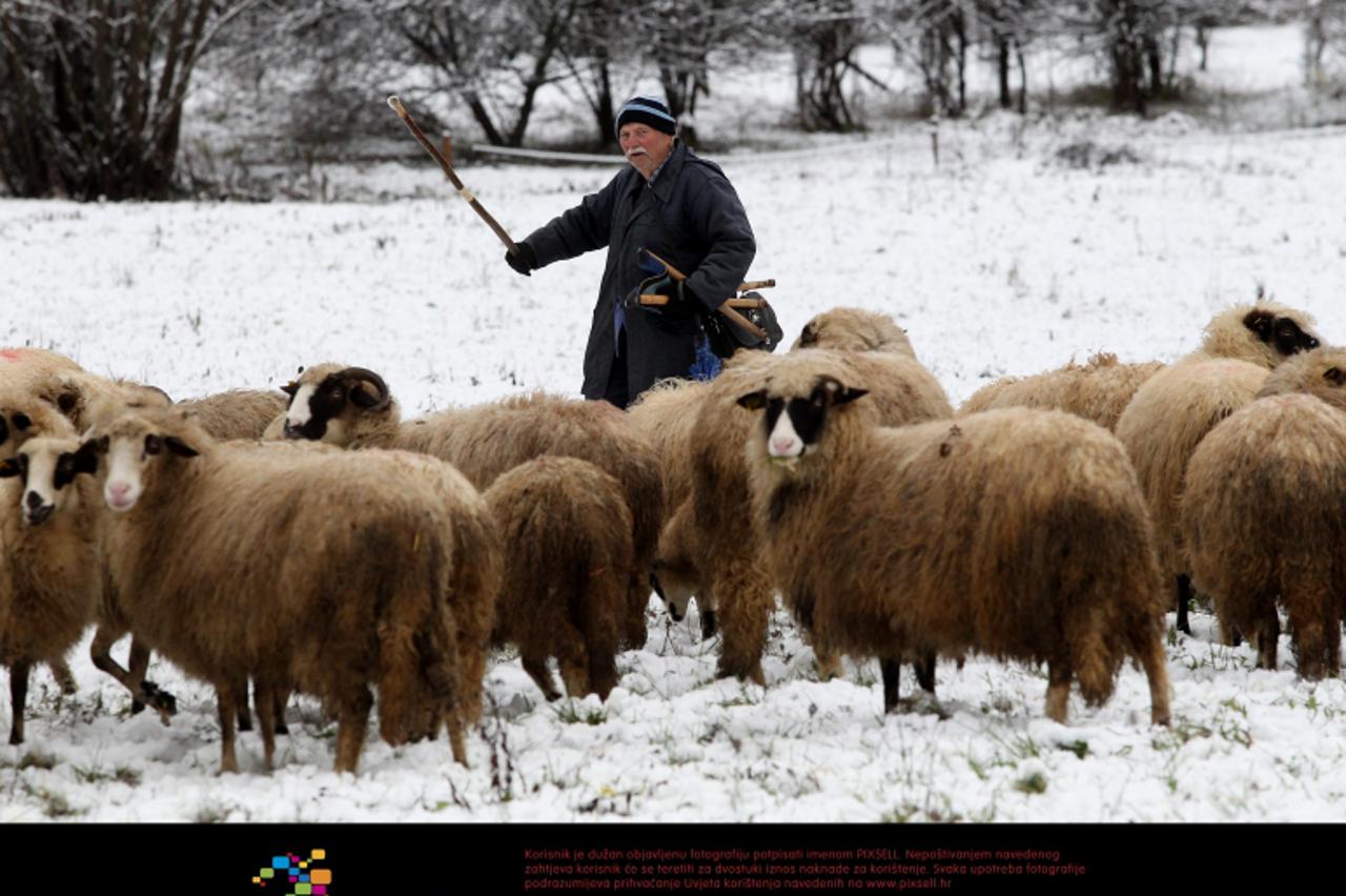 '30.11.2012. opcina Dvor -  Reportaza o srpskim povratnicima koji su izbjegli za vrijeme vojno-redarstvene akcije Oluja iz sela u opcini Dvor. Svetozar Stambolic iz sela Komora. Photo: Boris Scitar/VL