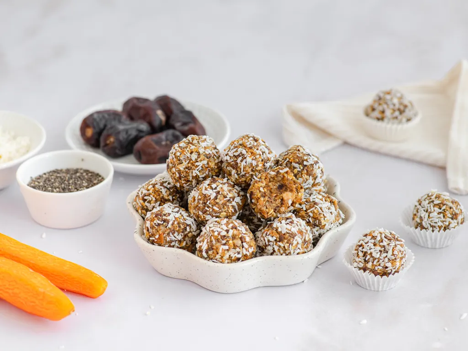 Kuglice kolača od mrkve