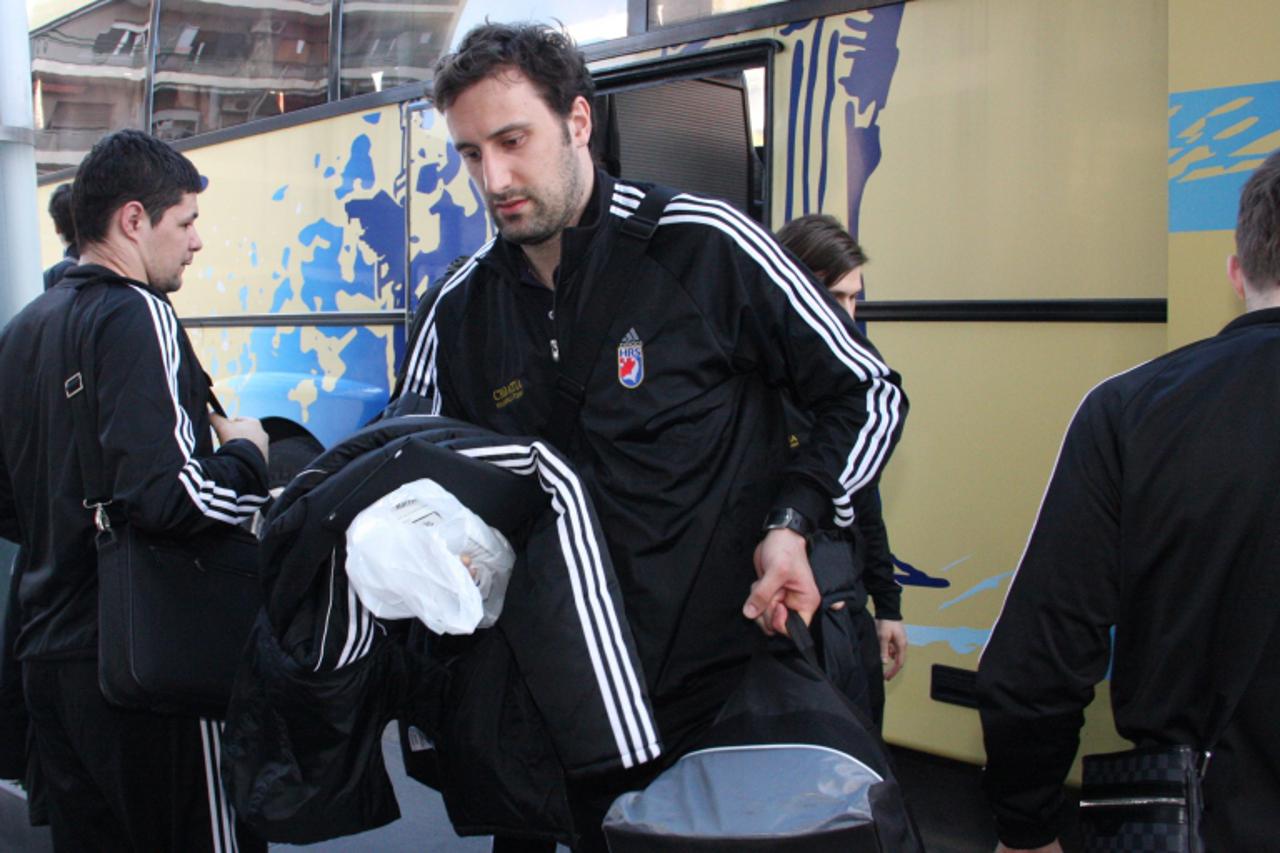 \'11.03.2011.,Split, Hrvatska rukometna reprezentacija stigla u Split u hotel Atrium  gdje ce u Nedjelju igrat kfalifikacijsku utakmicu za Euro protiv Spanjolaca Photo: Ivana Ivanovic/PIXSELL\'