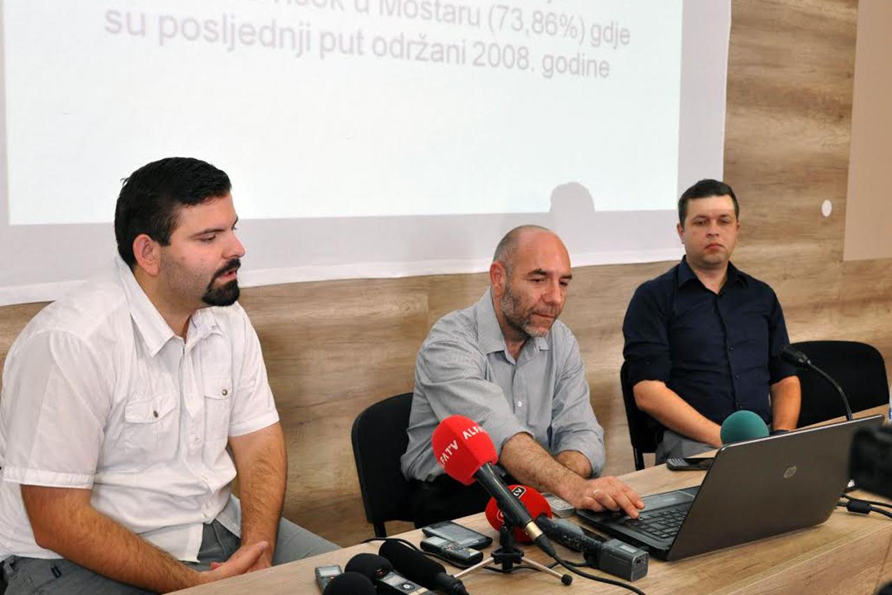 MOSTAR, 22. lipnja (FENA) - Rezultati telefonske ankete o raspoloženju birača uoči lokalnih izbora, koju je proveo Institut za društveno-politička istraživanja (IDPI) i Hrvatski studentski politološki forum (HSPF), pokazuju kako u Federaciji BiH stranke u