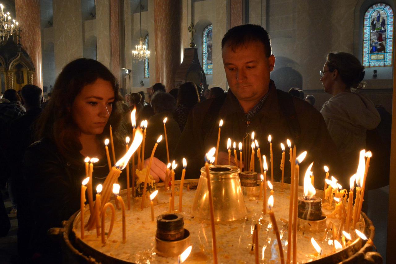 SARAJEVO, 1. maja (FENA) - Hri??Ä?ani danas obilje??avaju Vaskrs po Julijanskom kalendaru, najveÄ?i hri??Ä?anski praznik koji simbolizira pobjedu ??ivota nad smrÄ?u, dobra nad zlom. Foto FENA/Almir Razic