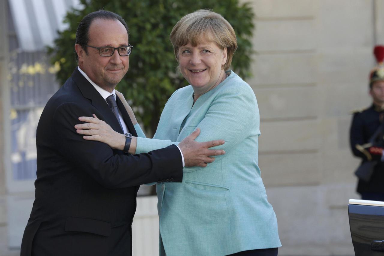 Hollande Merkel