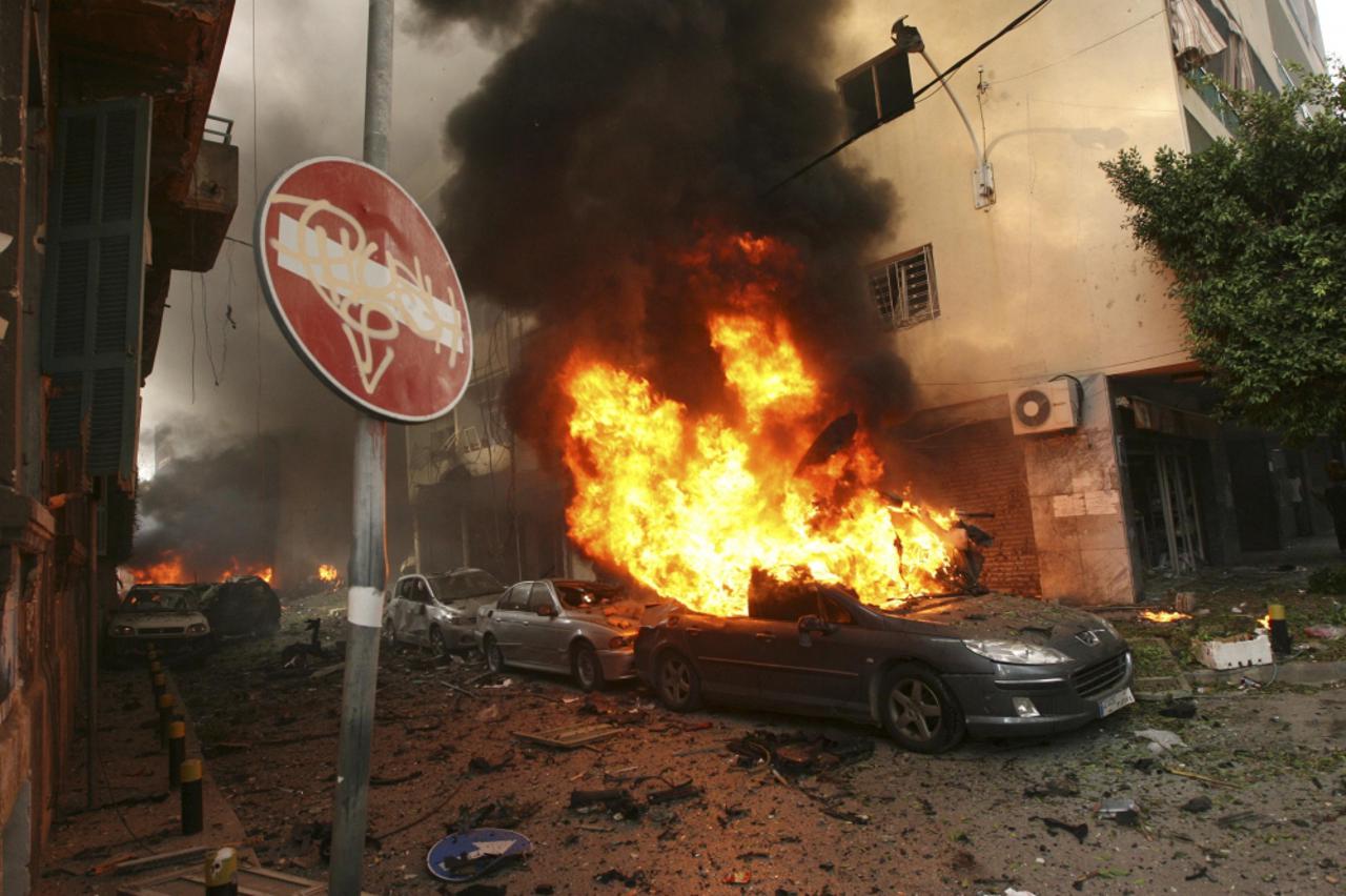 autobomba, eksplozija, Beirut (1)