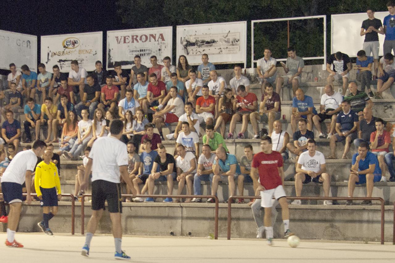 Četvrti malonogometnni turnir u Medjugorju je vrlo kvalietan i vrlo dobro je posjećen.Medejugorje,27.07.2016.Snimio:Marijan Sivrić