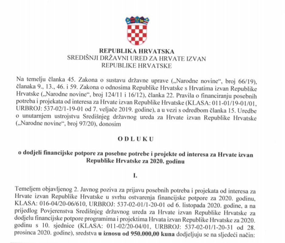 pomoć hrvatske