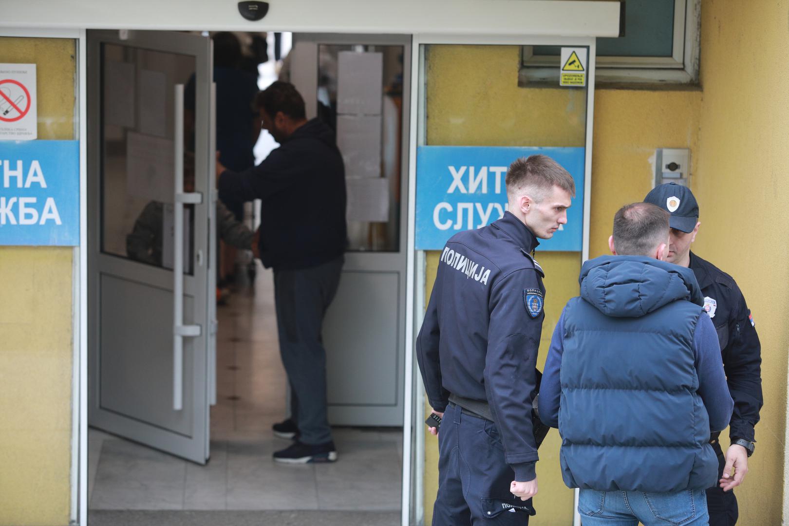 03, May, 2023, Belgrade - Three children were admitted to the Children's Clinic in Tirsova street, from the shooting at OS "Vladislav Ribnikar" in Vracar, whose actor is a 14-year-old seventh-grade student.03, maj, 2023, Beograd - U Deciju kliniku u Tirsovoj ulici, primljeno je troje dece, iz pucnjave u OS "Vladislav Ribnikar“ na Vracaru, ciji je akter ucenik sedmog razreda od 14 godina.  Photo: Milos Tesic/ATA Images/PIXSELL