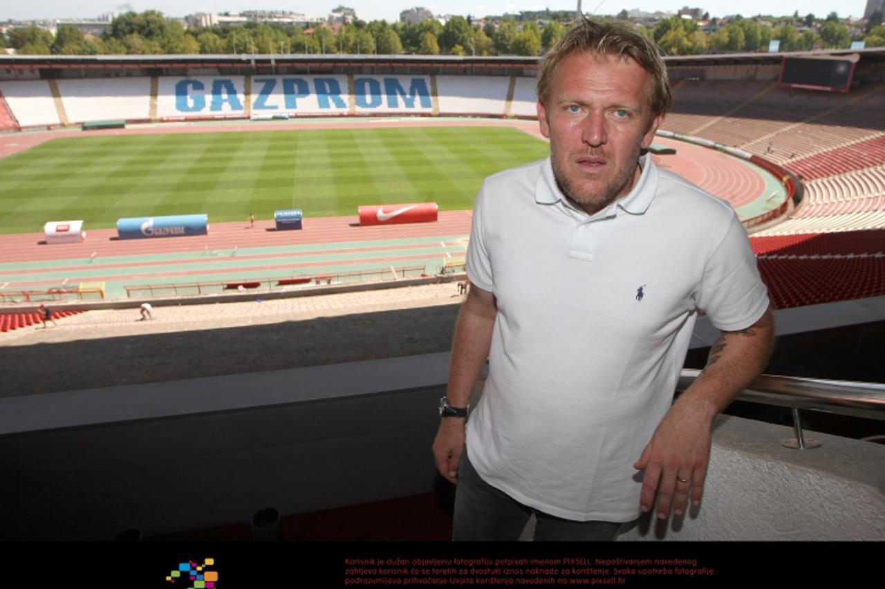 \'13.08.2011. Beograd, Srbija - Trener nogometnog kluba Crvena zvezda Robert Prosinecki na stadionu Marakana.  Photo: Petar Glebov/PIXSELL\'