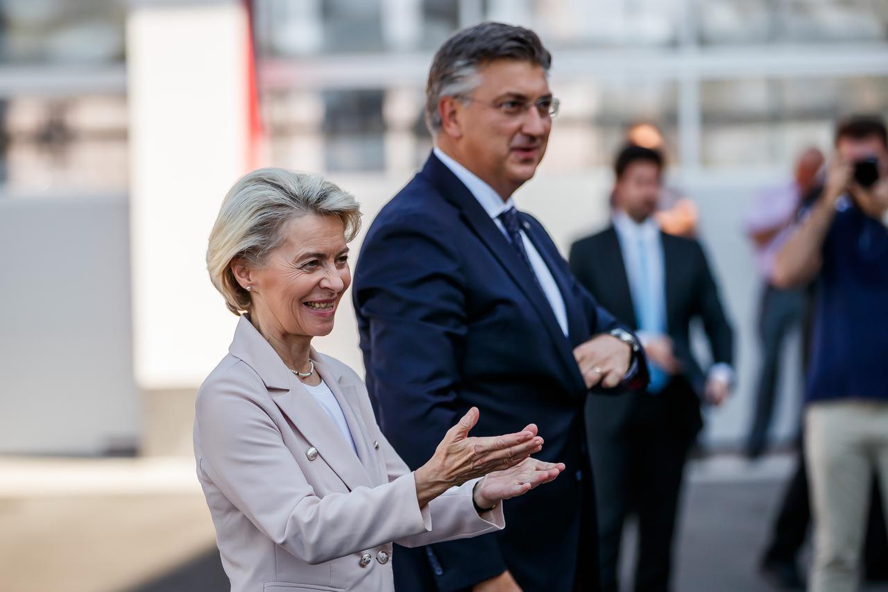 Plenković i Von der Leyen