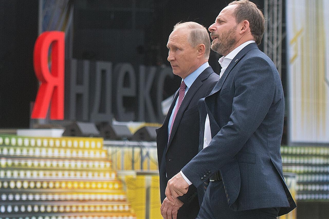 Vladimr Putin i Arkadij Volož