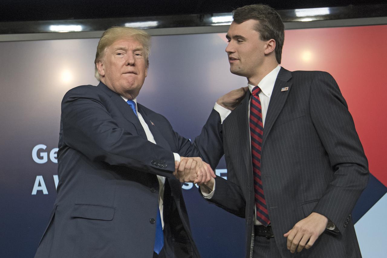 Charlie Kirk i Donald Trump