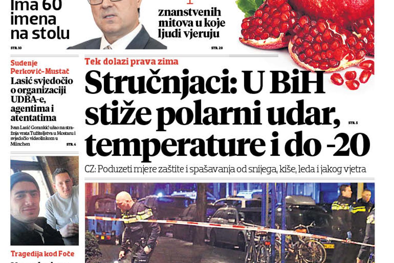 Vecernji list 13012016 naslovnica