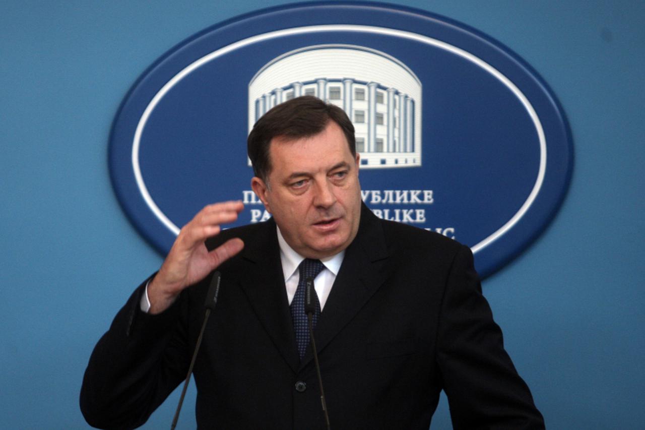 'Banjaluka 21.01.2012 Milorad Dodik na press konferenciji u Palati Predsjednika RS Foto Dejan Moconja'