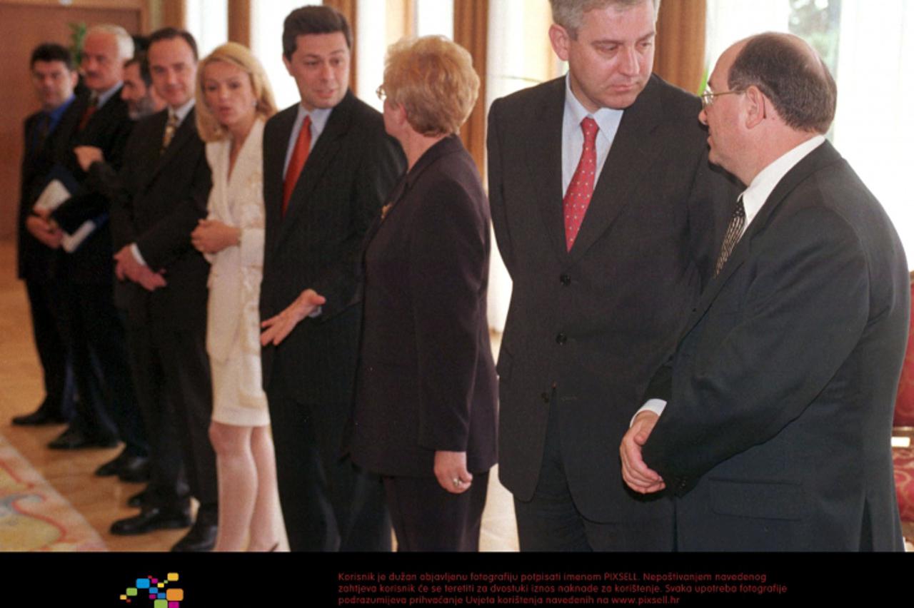 '03.06.1998. Veliki Zitnik - Kolegij Ministarstva vanjskih poslova kod Predsjednika RH dr. Franje Tudjmana  Photo: Patrik Macek/PIXSELL'