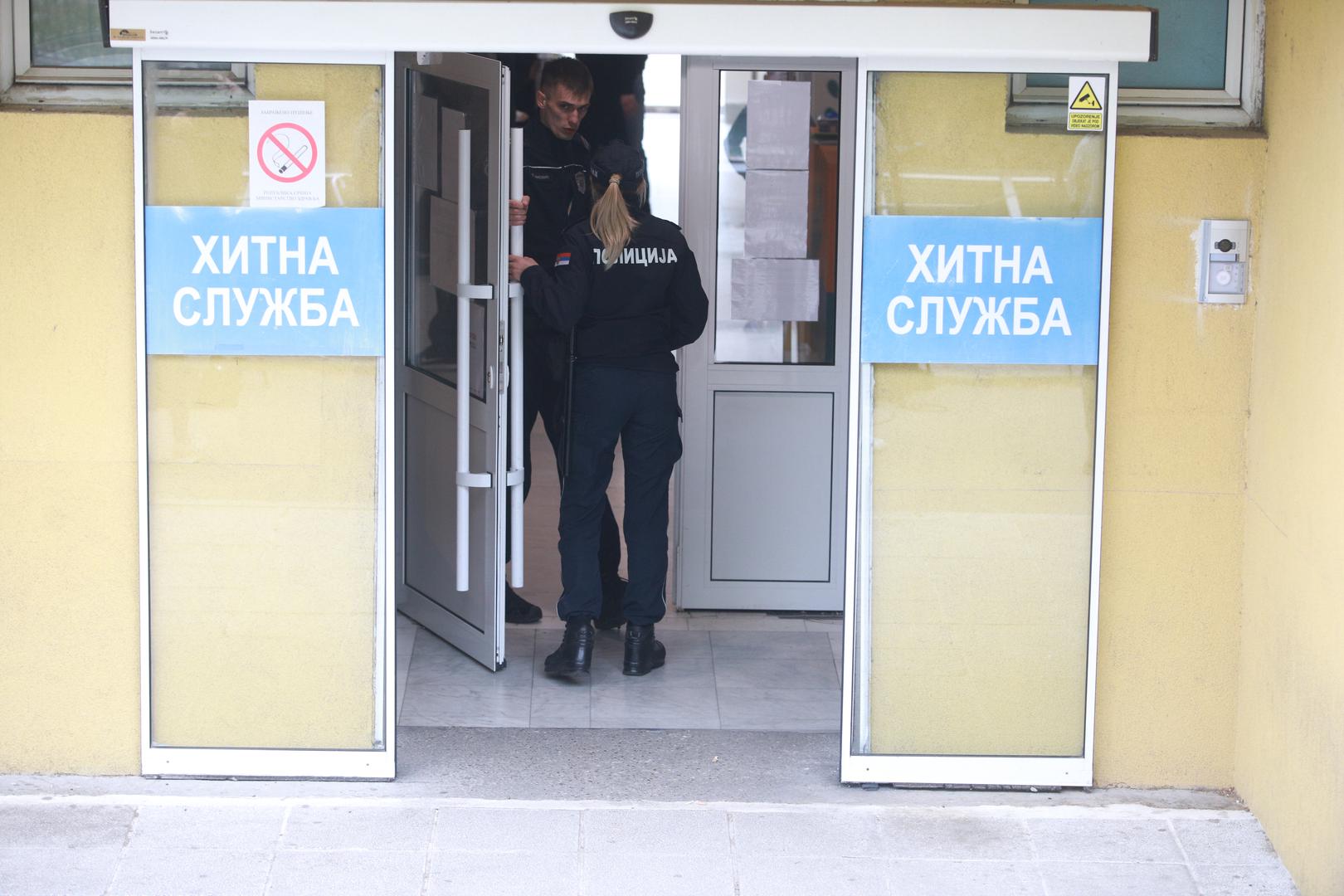 03, May, 2023, Belgrade - Three children were admitted to the Children's Clinic in Tirsova street, from the shooting at OS "Vladislav Ribnikar" in Vracar, whose actor is a 14-year-old seventh-grade student.03, maj, 2023, Beograd - U Deciju kliniku u Tirsovoj ulici, primljeno je troje dece, iz pucnjave u OS "Vladislav Ribnikar“ na Vracaru, ciji je akter ucenik sedmog razreda od 14 godina.  Photo: Milos Tesic/ATA Images/PIXSELL