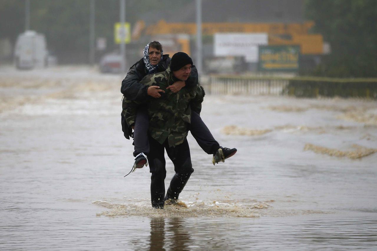 Obrenovac,Srbija,poplave