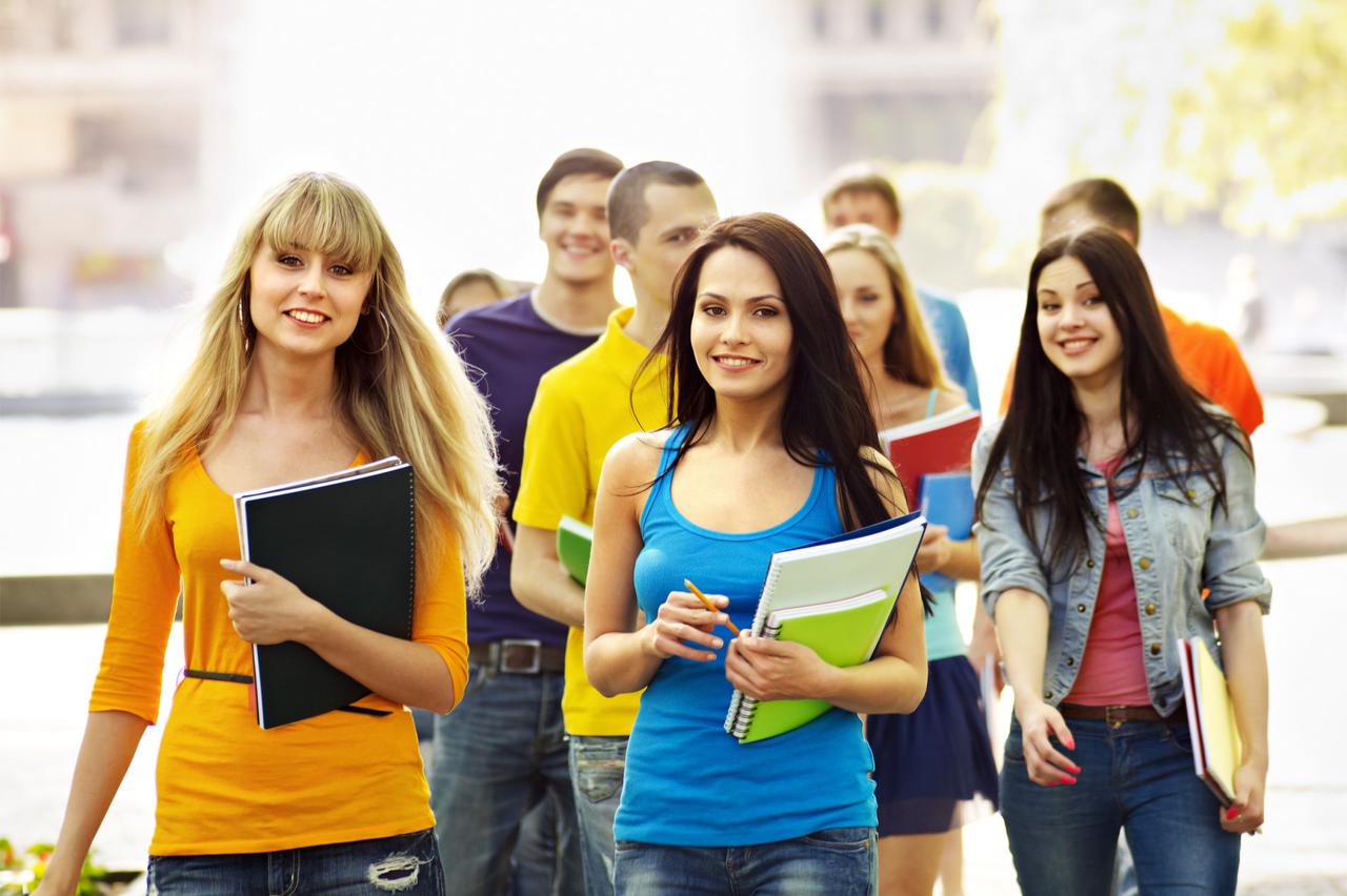 Group student with notebook on bench outdoor.; Shutterstock ID 103607201; PO: The Huffington Post; Job: The Huffington Post; Client: The Huffington Post; Other: The Huffington Post