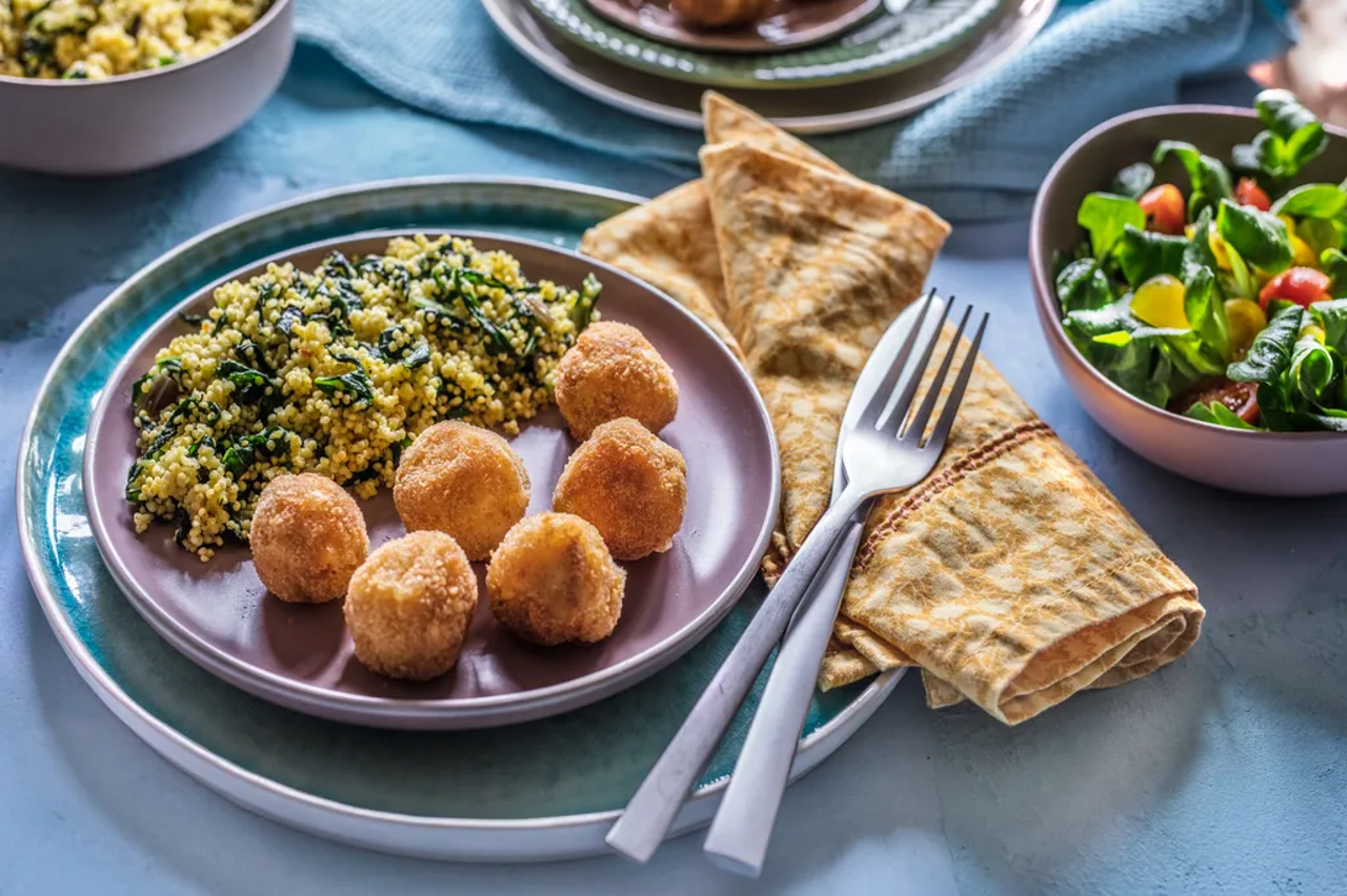 Loptice s prosom i blitvom