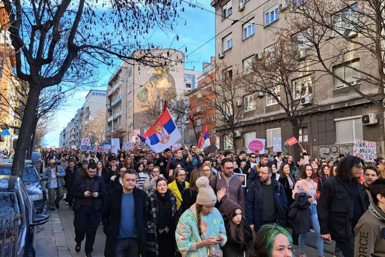 prosvjedi studenata u Srbiji