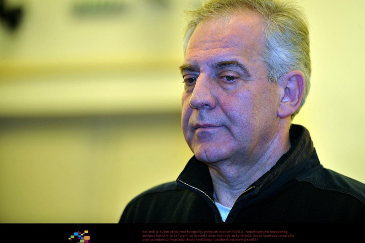 '28.10.2011., Zupanijski sud, Trg Nikole Subica Zrinskog 5, Zagreb - Ivo Sanader, bivsi premijer i bivsi predsjednik HDZ-a prvi put u sudnici gdje mu se sudi po prvoj optuznici koju je protiv njega po