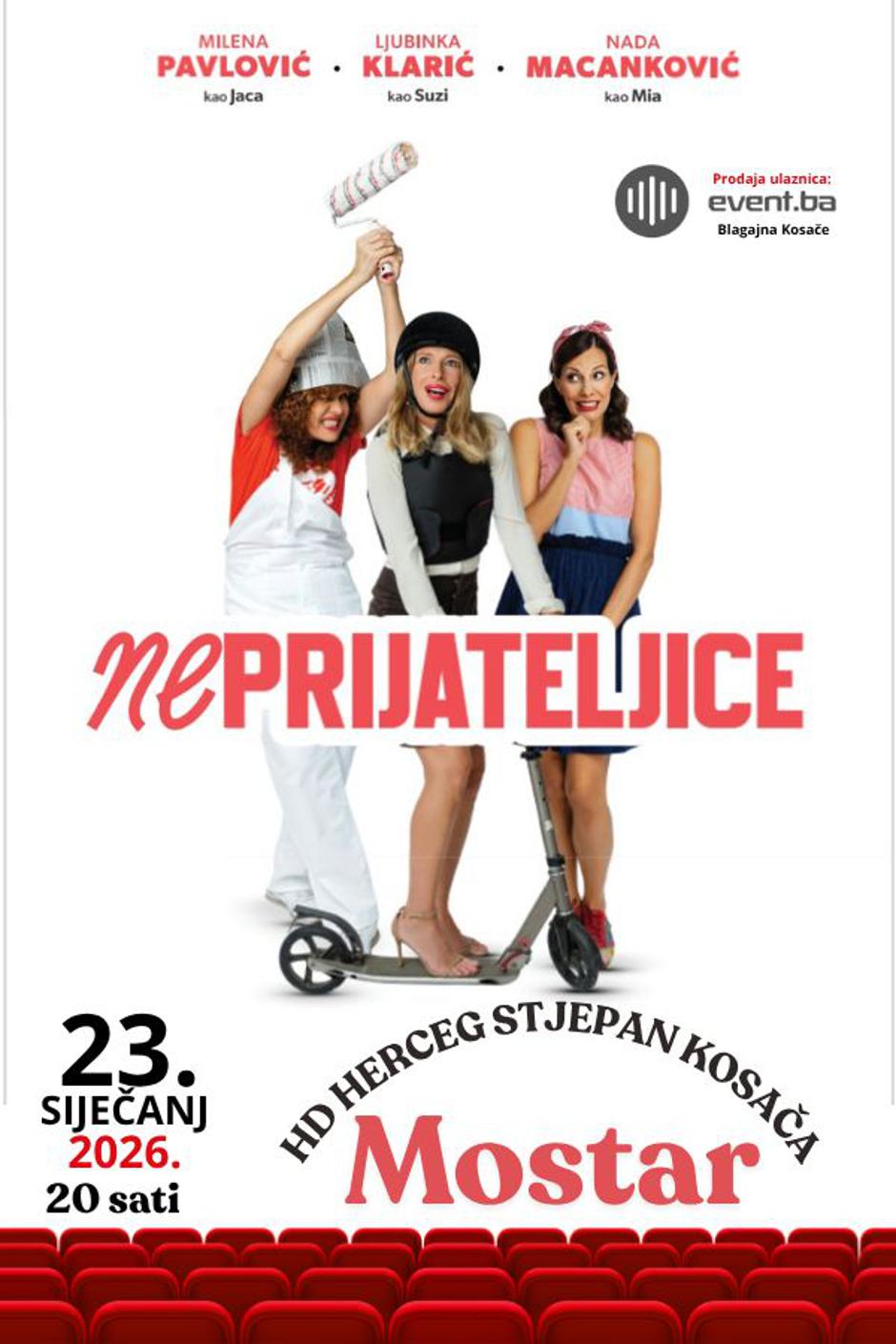 komedija „nePrijateljice“