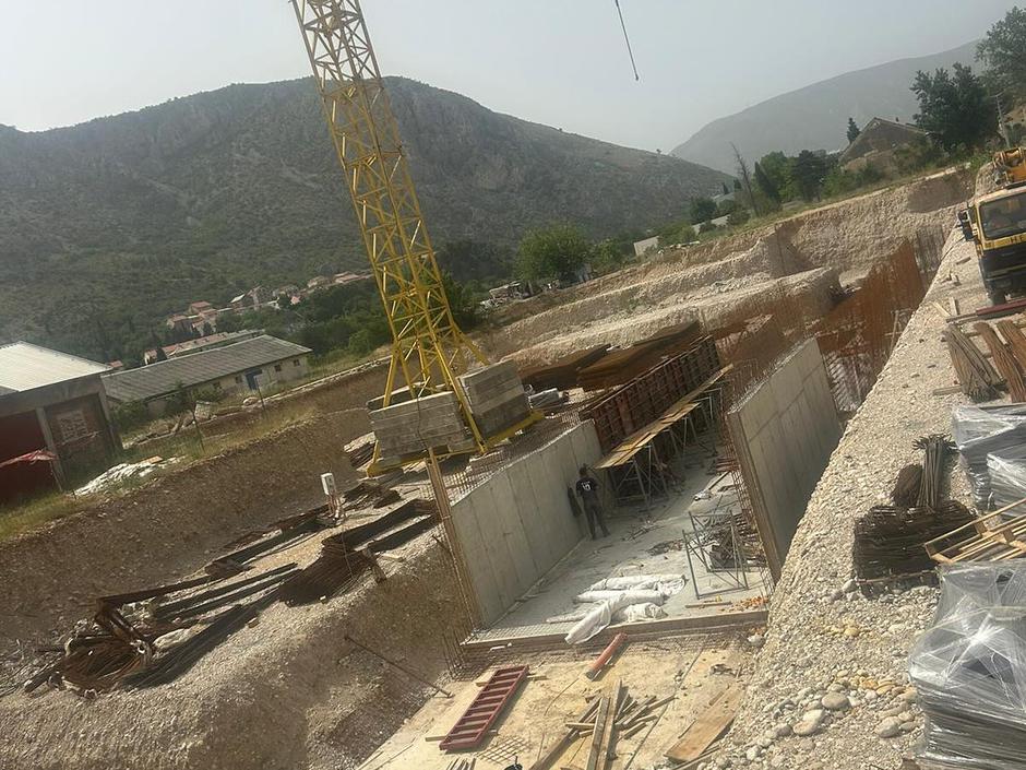 olimpijski bazen Mostar - radovi