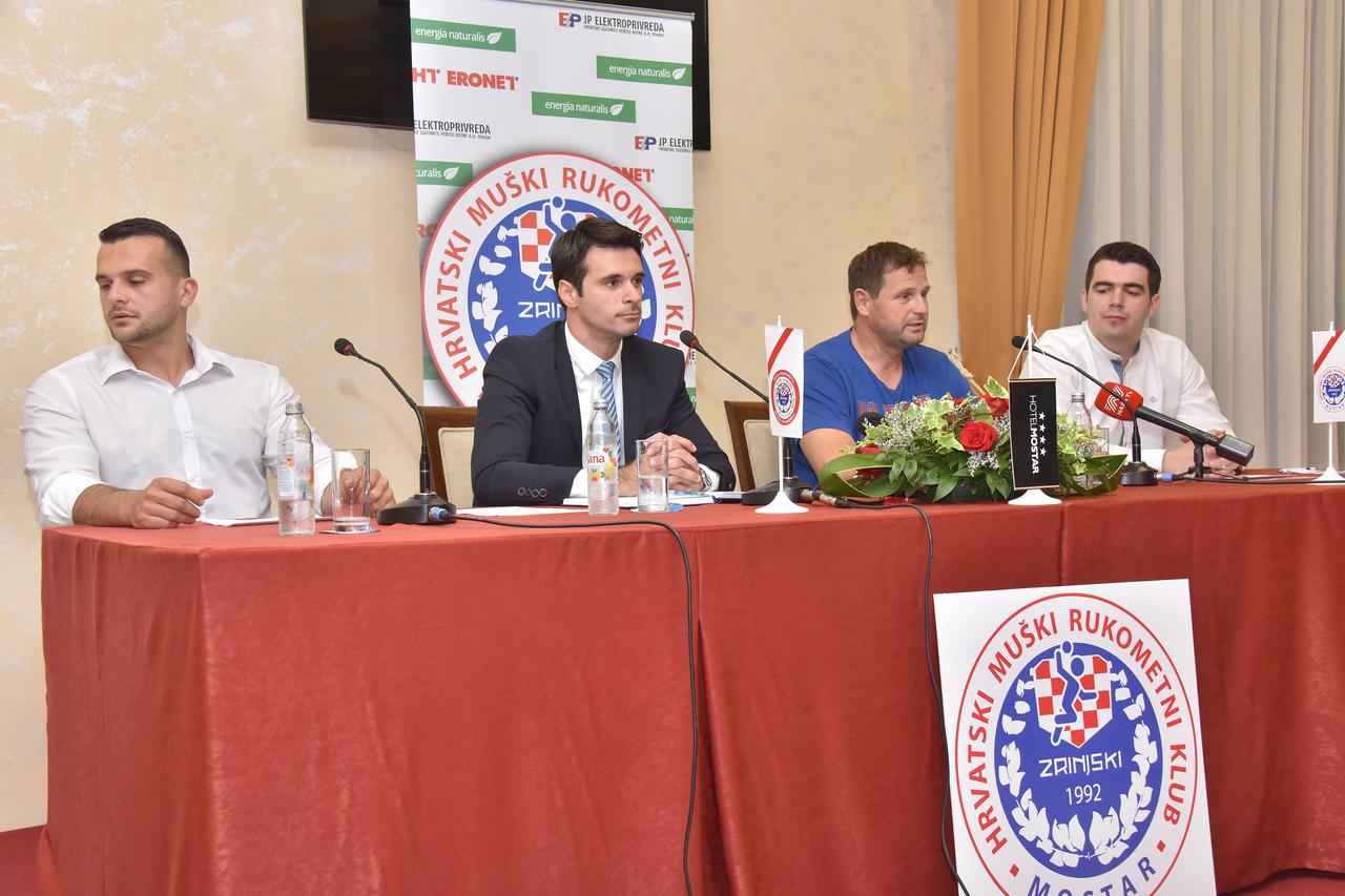 BiH; 13.06.16.Mostar, Hotel Mostar,  Pres  rukometnog kluba Zrinjski i irucenje pocasne clanske Igoru Karacicu, Photo:Stojan Lasic