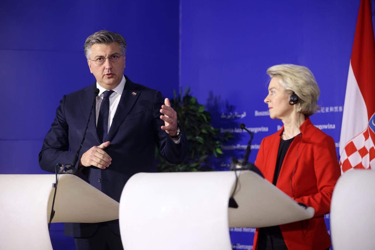 Andrej Plenković i Ursula von der Leyen