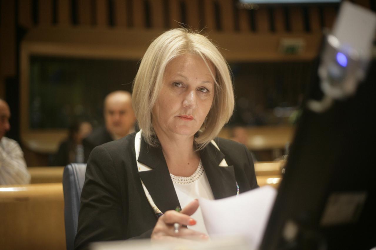 'sarajevo..22.10.2012...parlament BIH , DOM NARODA...borjana kristo HDZ BIH foto:velid mehmedovic'